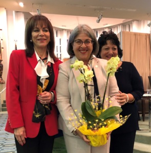 Katherine Fernandez Rundle & Daniela Levine Cava & Sally Russumanno at the Cyber Trafficking Event on Feb 21, 2023